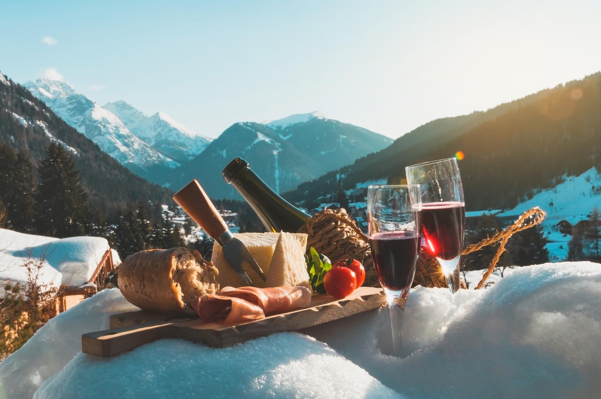 Trysil cheeseboard in the mountains